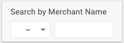 Search by Merchant Name