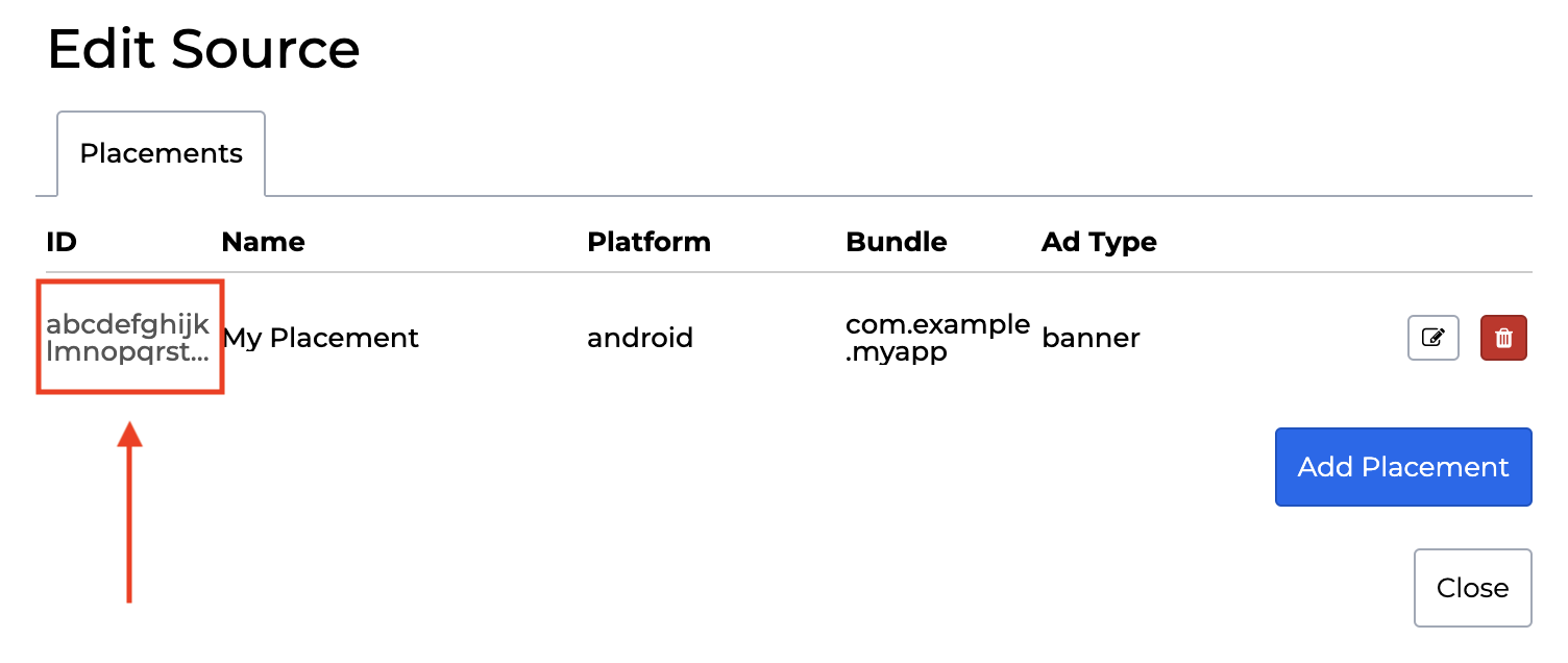 Android 게재위치 세부정보