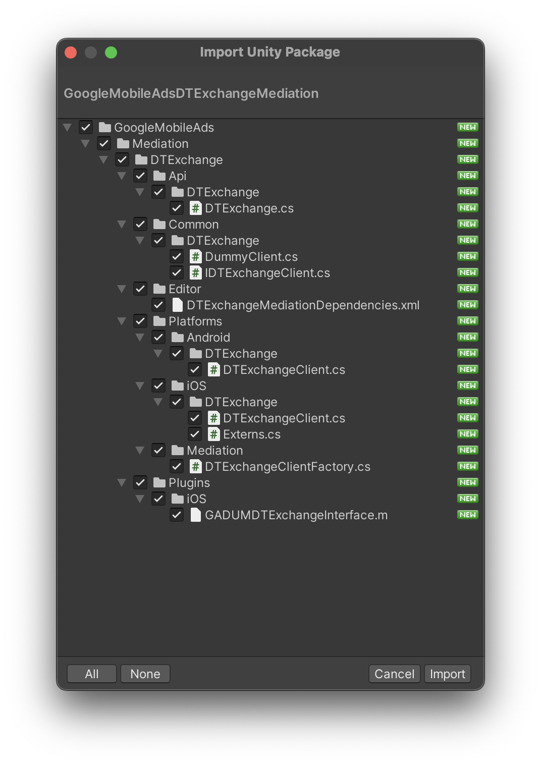 Importar desde Unity
