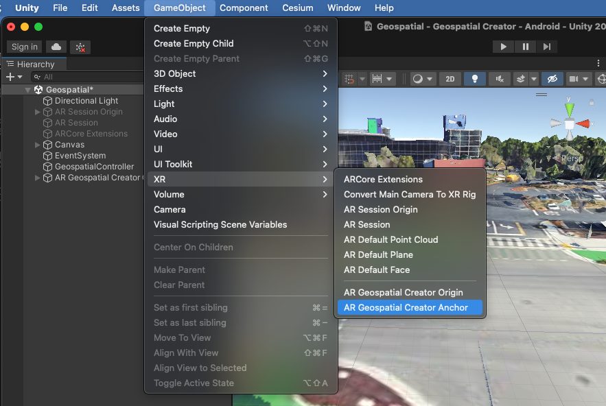لنگر خالق جغرافیایی را اضافه کنید Add the Geospatial Creator Anchor