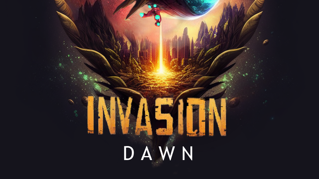 Gambar hackathon Invasion Dawn Logo