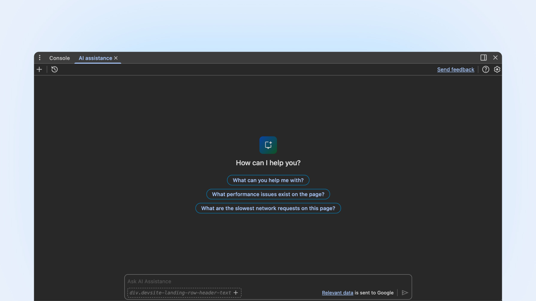 Develop web AI features