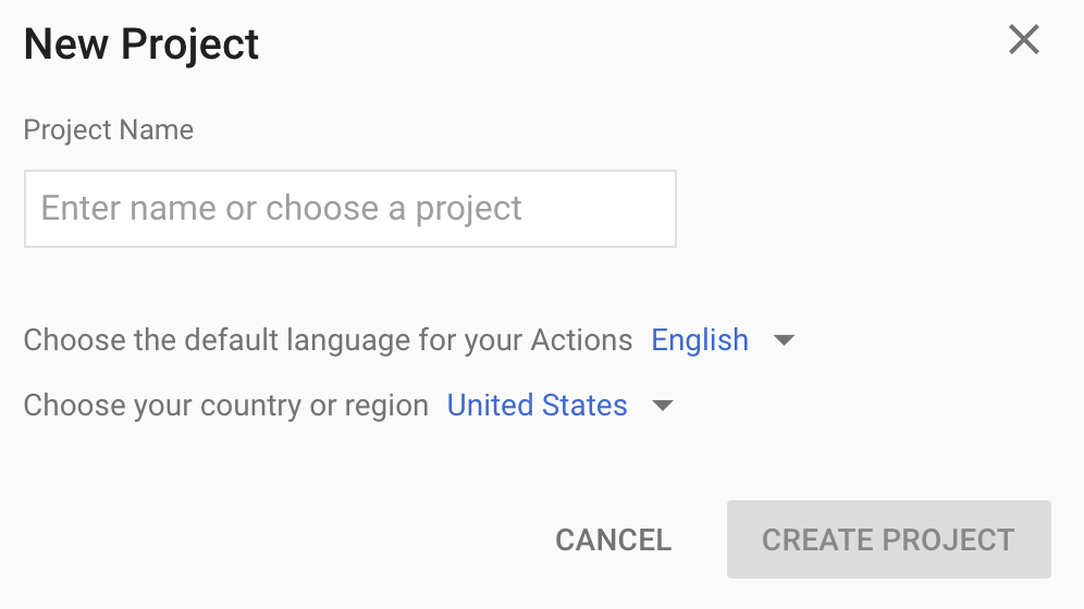 Agregar o importar un proyecto