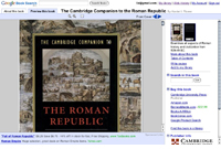 Capture d'écran du bouton de marque sur une page de livre