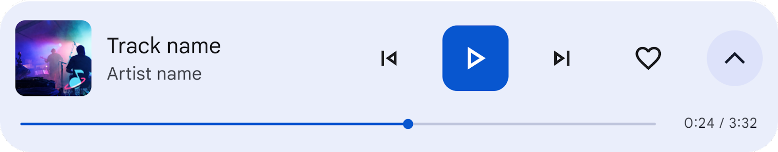 मीडिया कंट्रोल करने के स्टैंडर्ड बटन