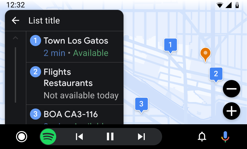 Szablon mapy, lista lokalizacji