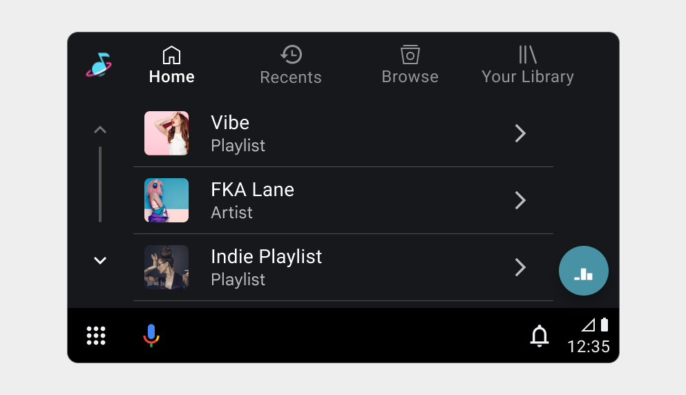 以清單為主的瀏覽檢視畫面