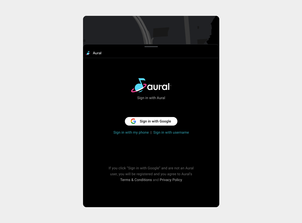 Pagina di accesso di esempio