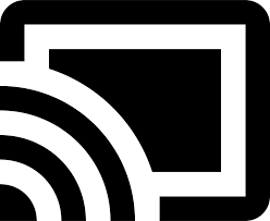 Ters renklere sahip yayın düğmesi simgesi