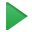 Android Studio の実行ボタン、右向きの緑色の三角形