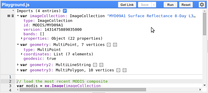 הקטע &#39;ייבוא&#39; של עורך הקוד