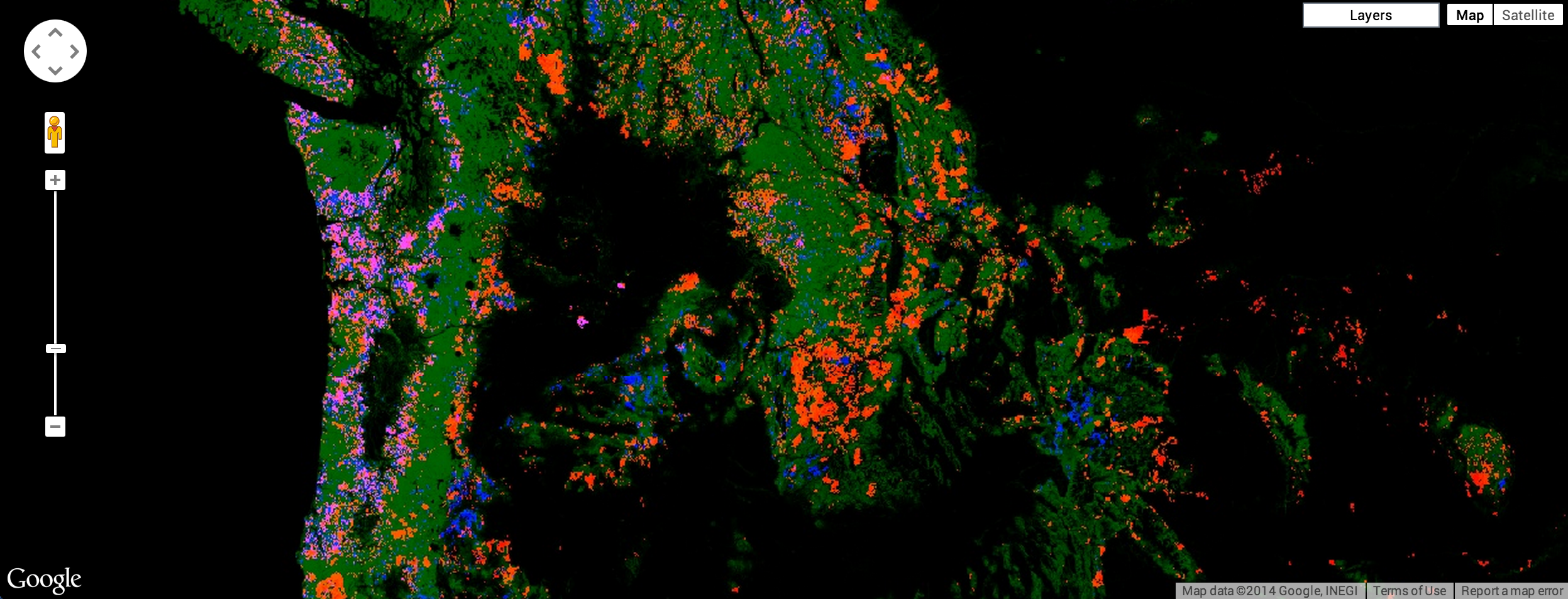 Pasifik Kuzeybatı&#39;daki orman değişimi