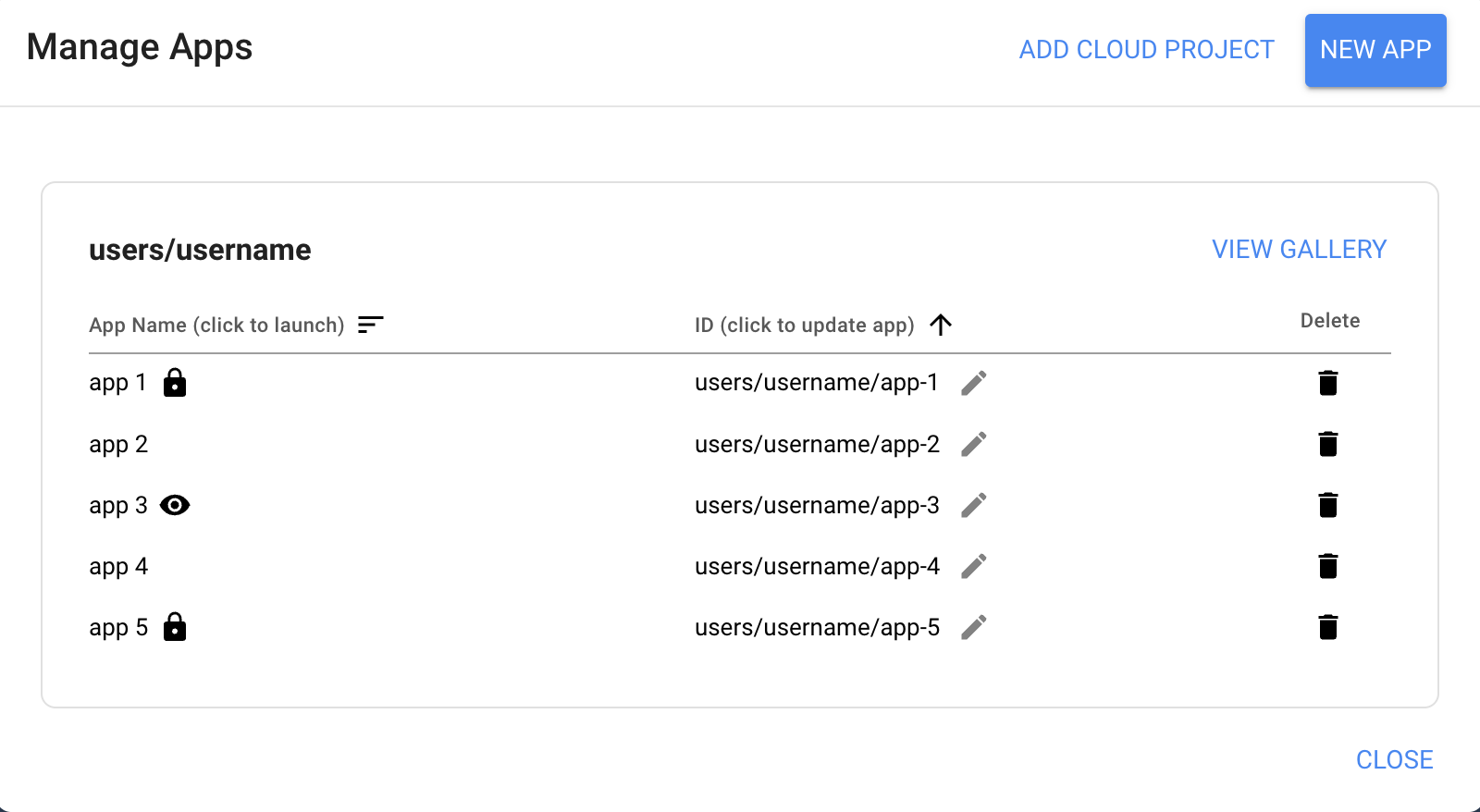 إدارة التطبيقات