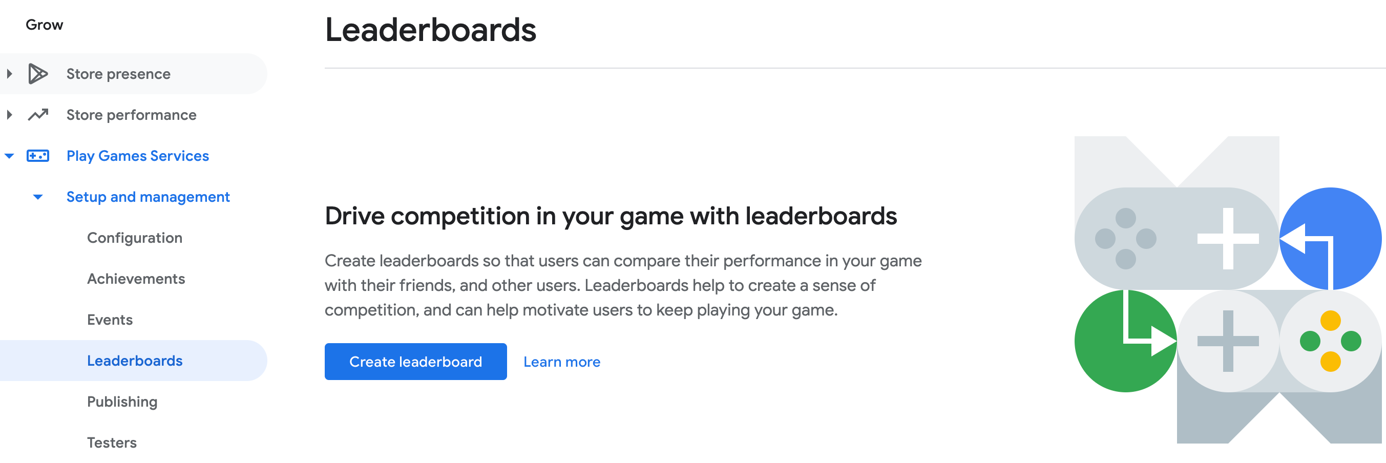 在《Add Leaderboard》(新增排行榜)主要排行榜面板上的按鈕