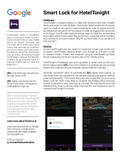 Case study HotelTonight