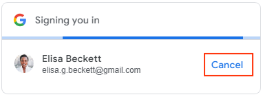 Hành trình của người dùng quay lại trong một phiên duy nhất mà không có FedCM (đã bật tính năng đăng nhập tự động)