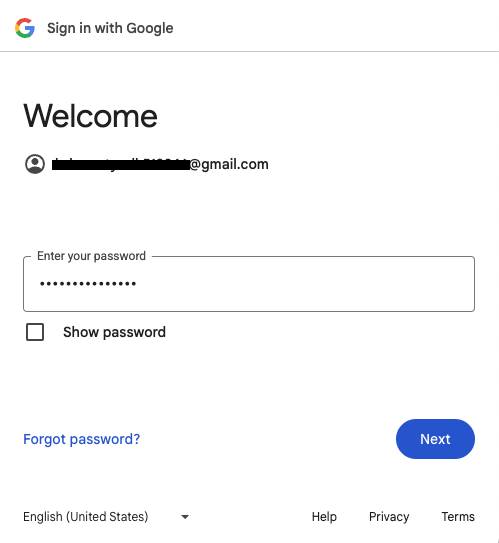 Password dell'Account Google di tuo figlio