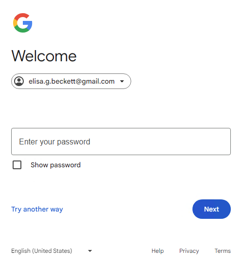 Acceso a la Cuenta de Google