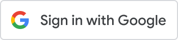 Standard light themed rectangular Sign in with Google button example