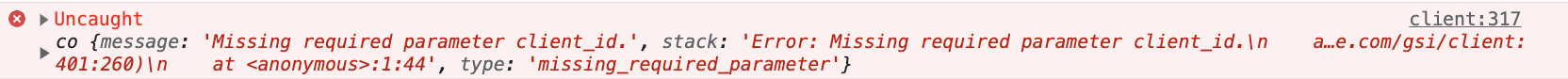 JavaScript Console Errors