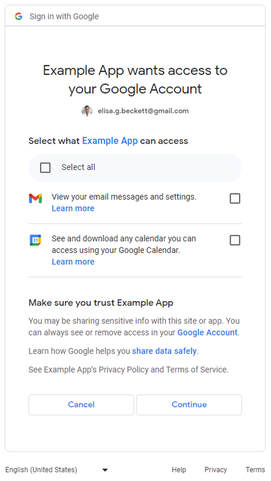 Mais de um escopo sem login