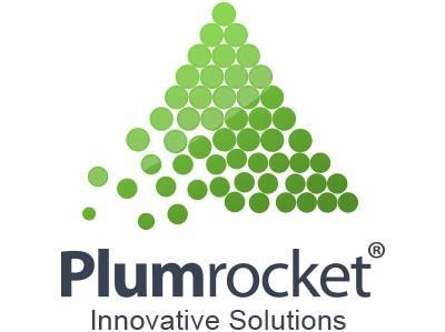 Logotipo de Plum Rocket.