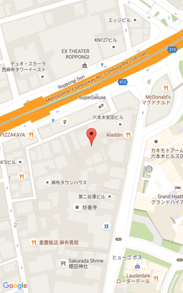 मैप का स्क्रीनशॉट, जिसमें कैमरे को 0 डिग्री के व्यूइंग ऐंगल पर रखा गया है. इसका ज़ूम लेवल 18 है.