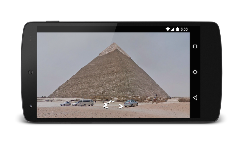 Piramidi in Street View