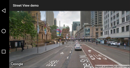 Check whether a location is supported in Street View