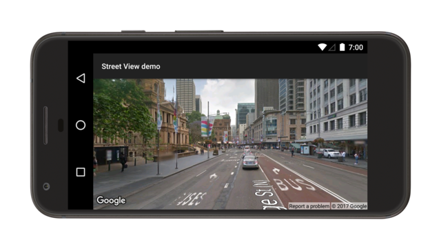Prezentacja panoramy Street View