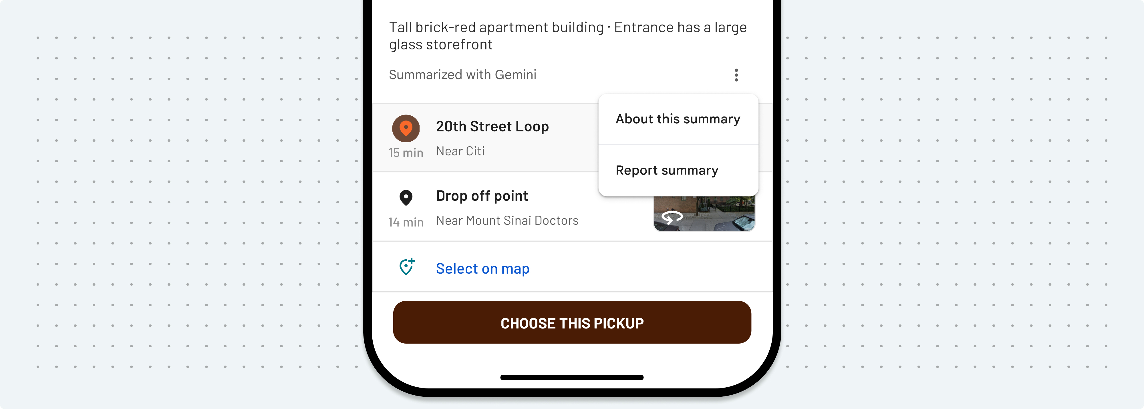 AI-powered summary with required links
