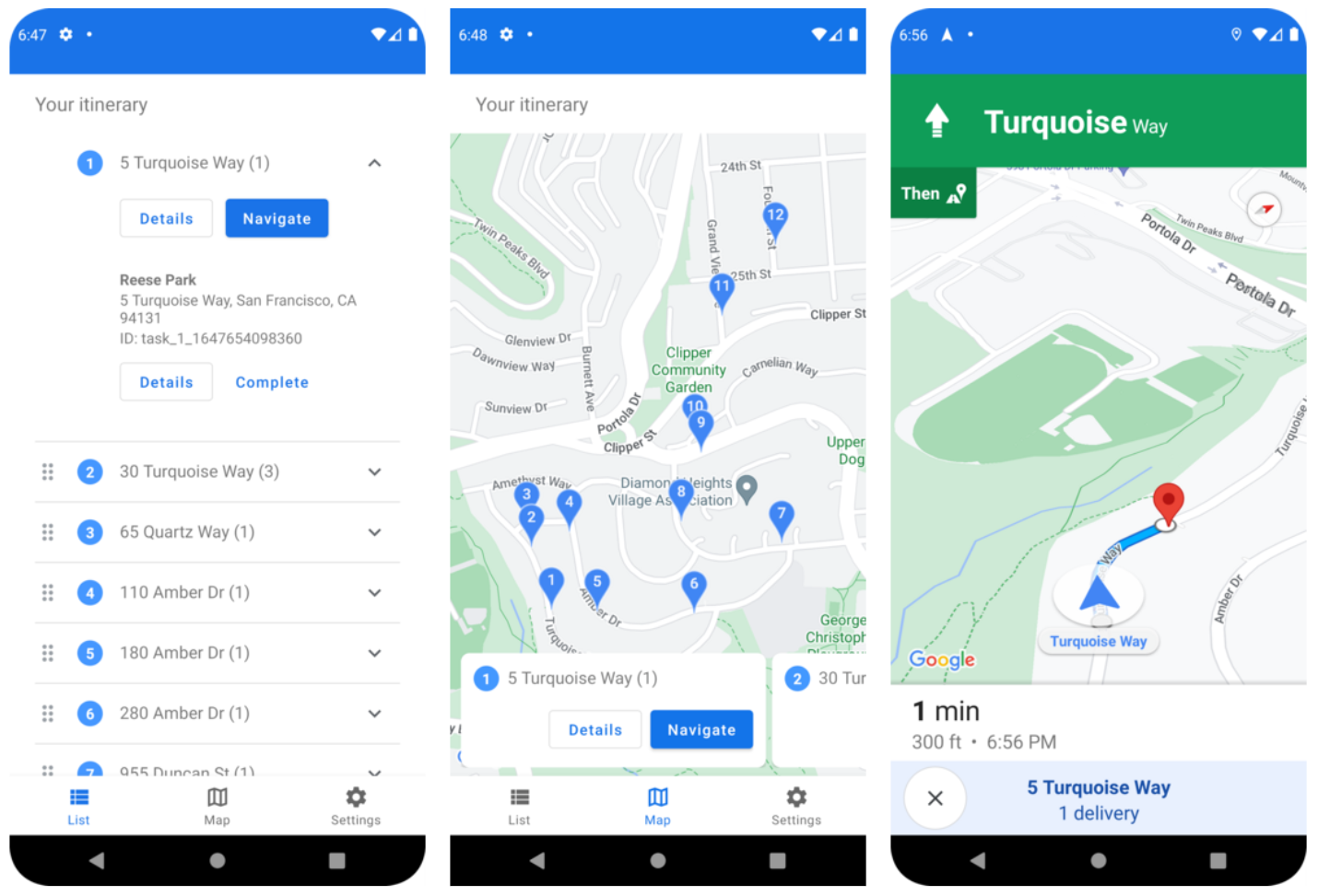 Geplante Aufgaben im Driver SDK – Übersicht