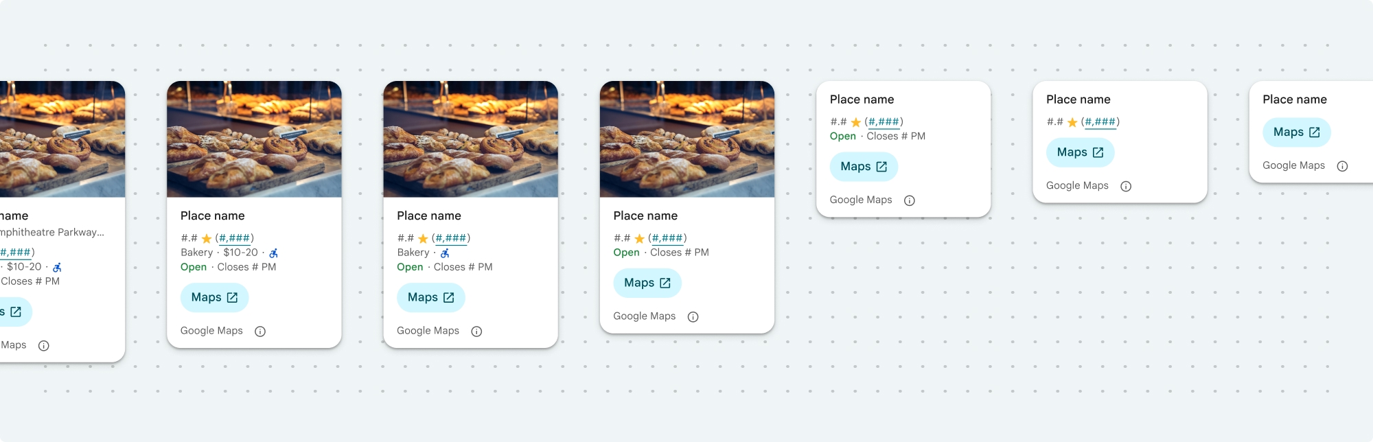 ตัวเลือกเนื้อหารายละเอียดสถานที่