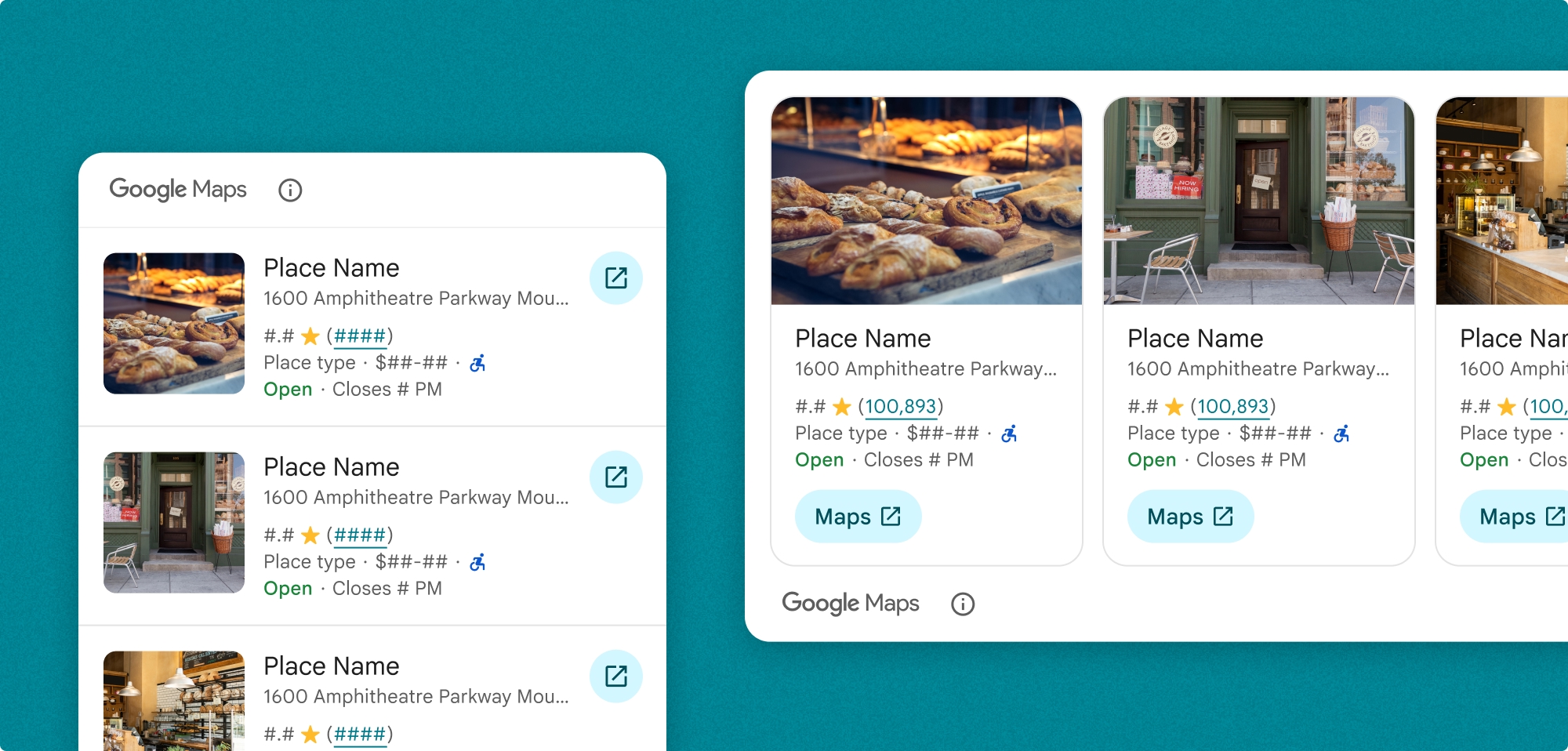 Places UI Kit Place Search component