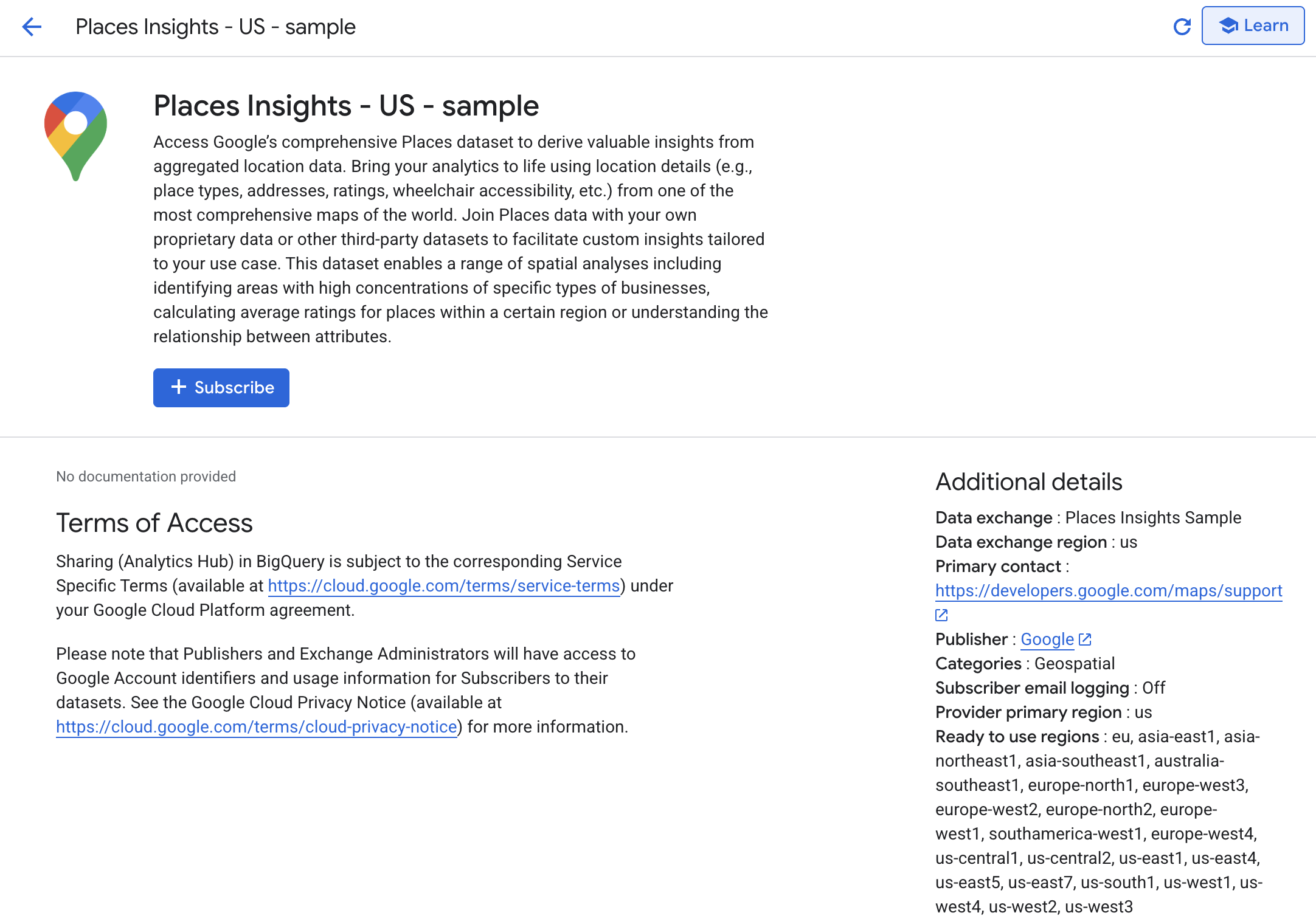 Subscribe to the United States data clean room.