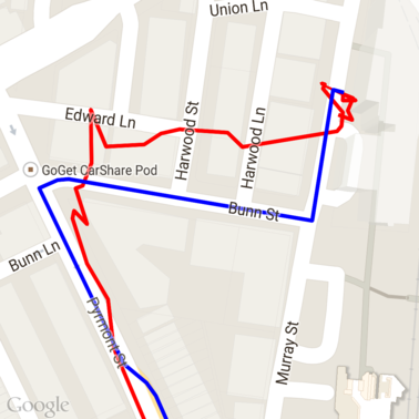 রাস্তার সাথে সংযুক্ত ডেটার উদাহরণ