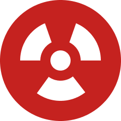 A hazardous goods icon