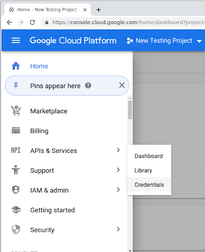 به برگه اعتبارنامه‌ها بروید