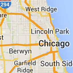 Map showing scale factor 2x