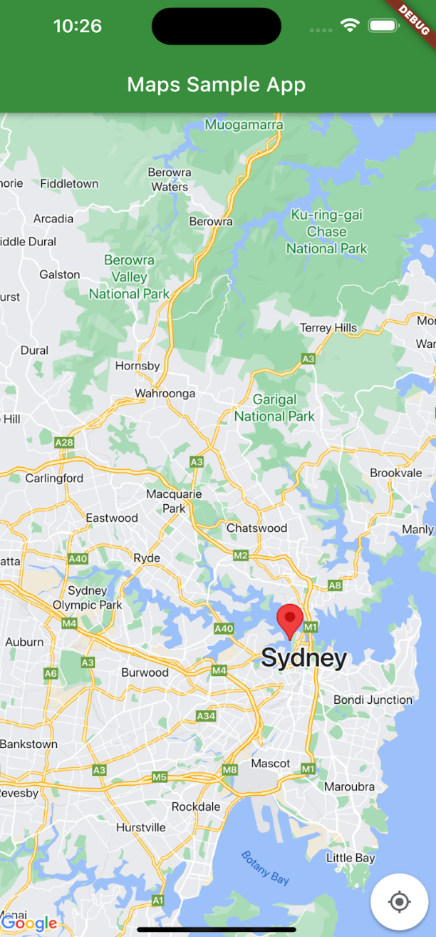 İşaretçili Harita Örneği