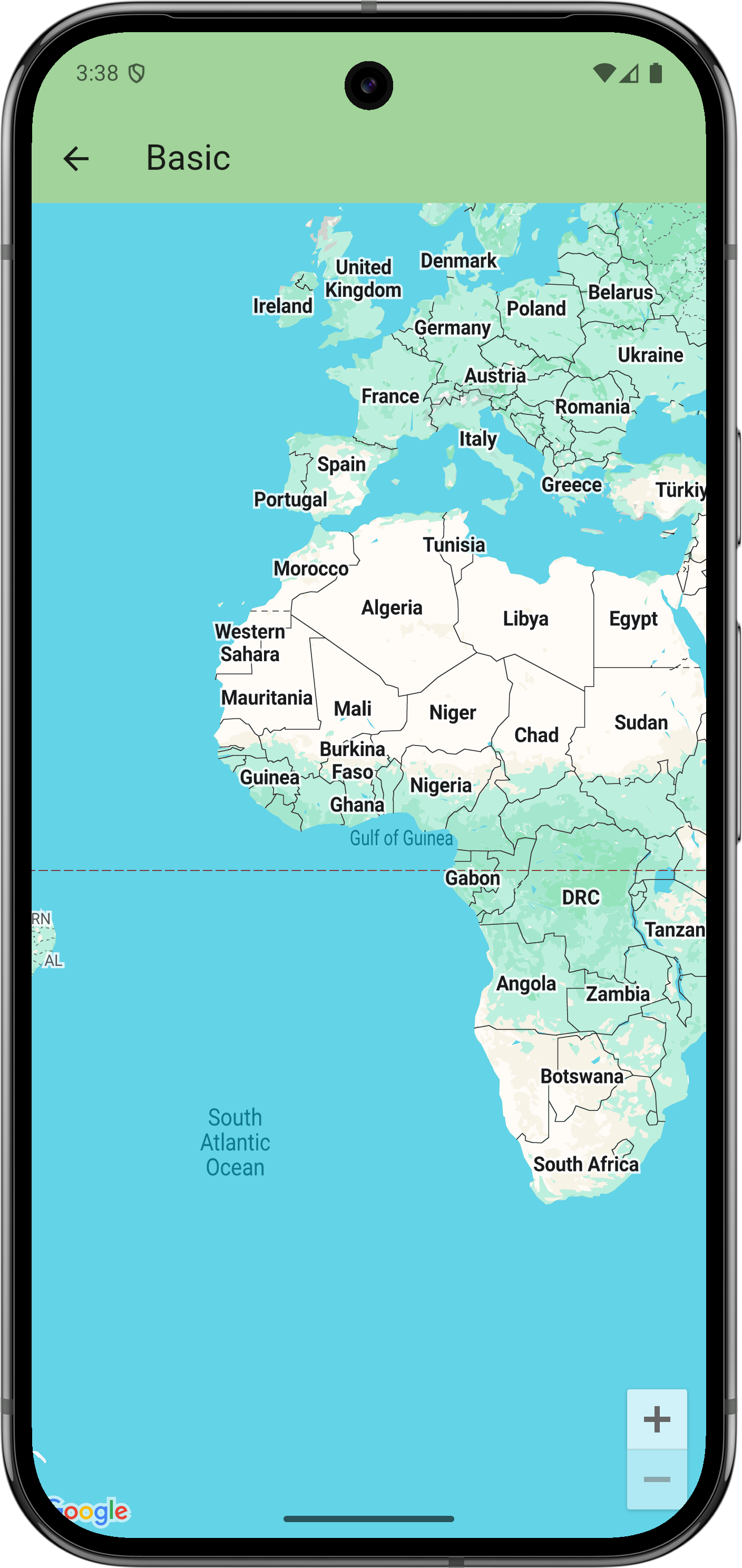 सामान्य मैप की इमेज.