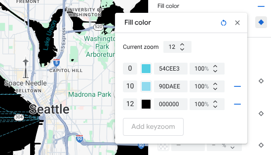 Установить новый стиль уровня масштабирования