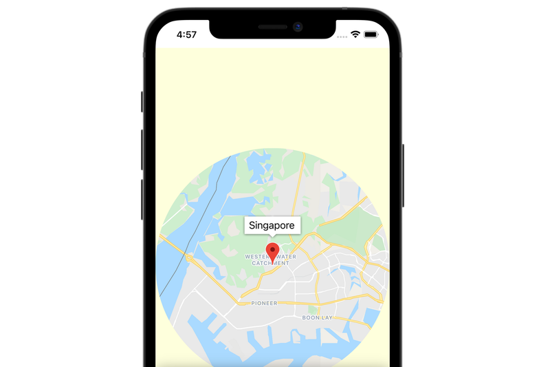 درس تطبيقي حول الترميز: إضافة خريطة إلى تطبيقك المتوافق مع الأجهزة الجوّالة باستخدام SwiftUI على نظام التشغيل iOS