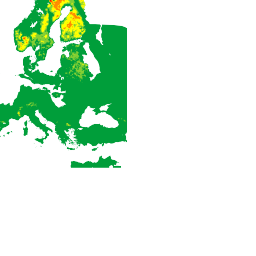 Un esempio di riquadro della mappa termica che utilizza la mappa TREE_UPI.