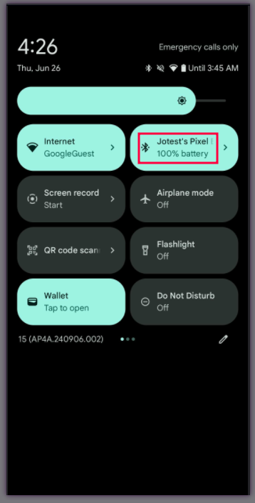 Bagian ini menunjukkan cara membuka menu yang dijelaskan.