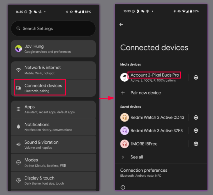 This shows how to navigate to the described menu.