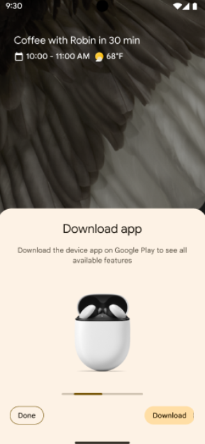 Aquí se muestra la pantalla mientras se conecta el dispositivo.