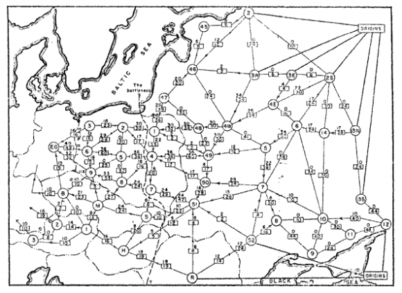 鉄道網の地図