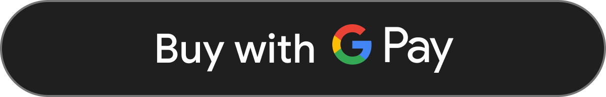 深色 Google Pay 付款按钮