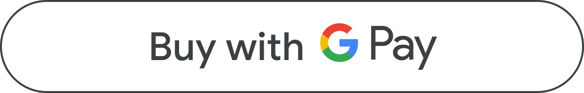 Светлые кнопки оплаты Google Pay